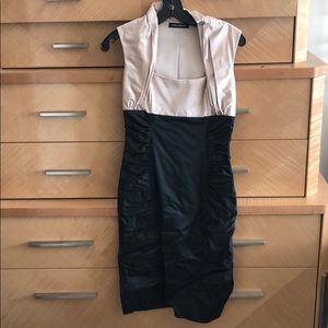 Sleeveless midi cocktail dress